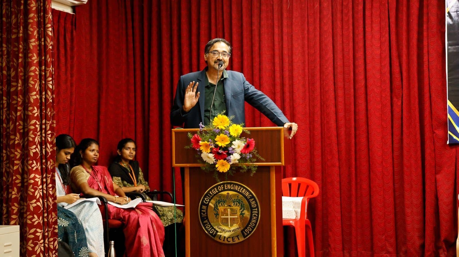 Address from the dais