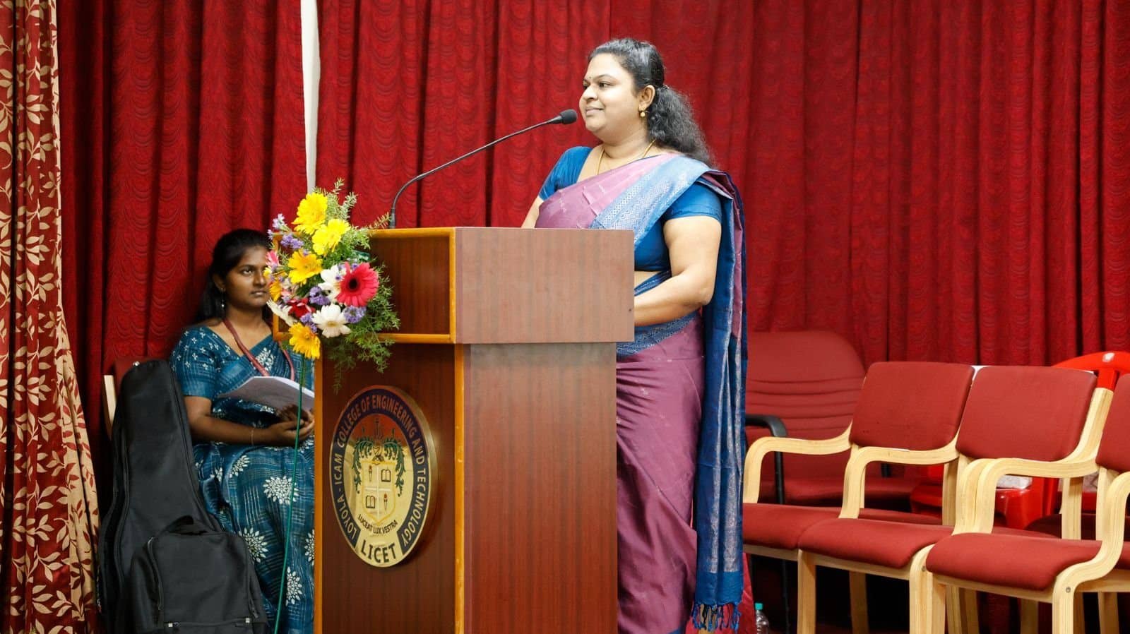 Address from the dais