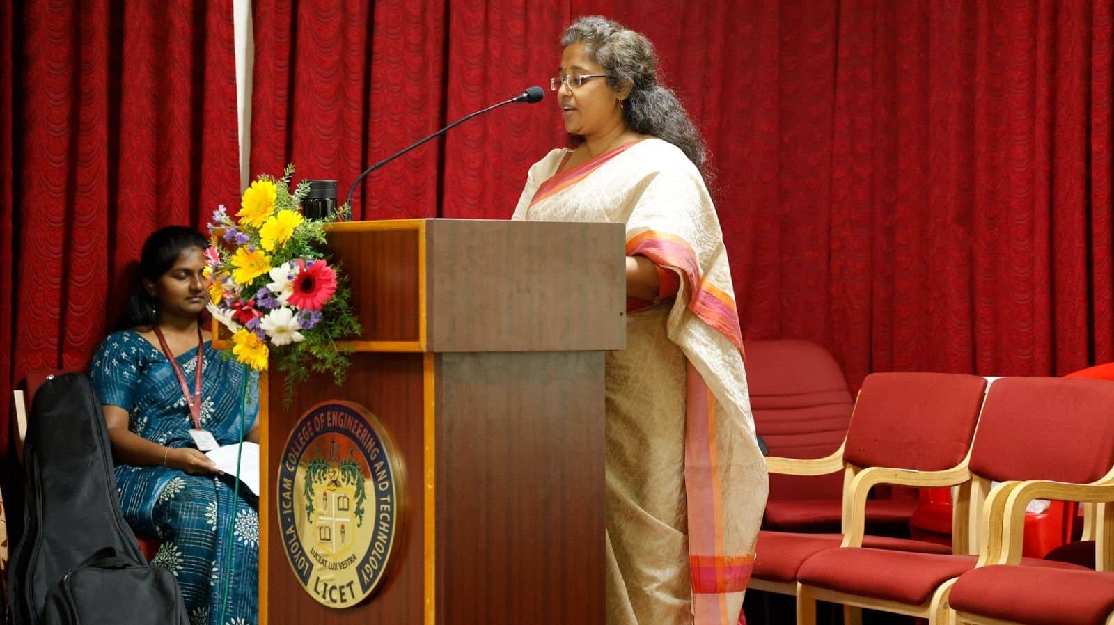 Address from the dais