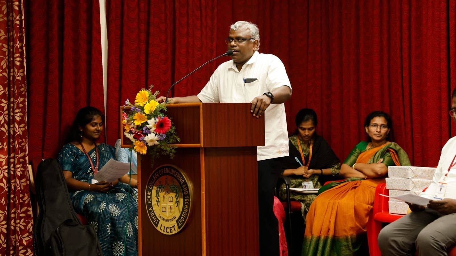 Address from the dais