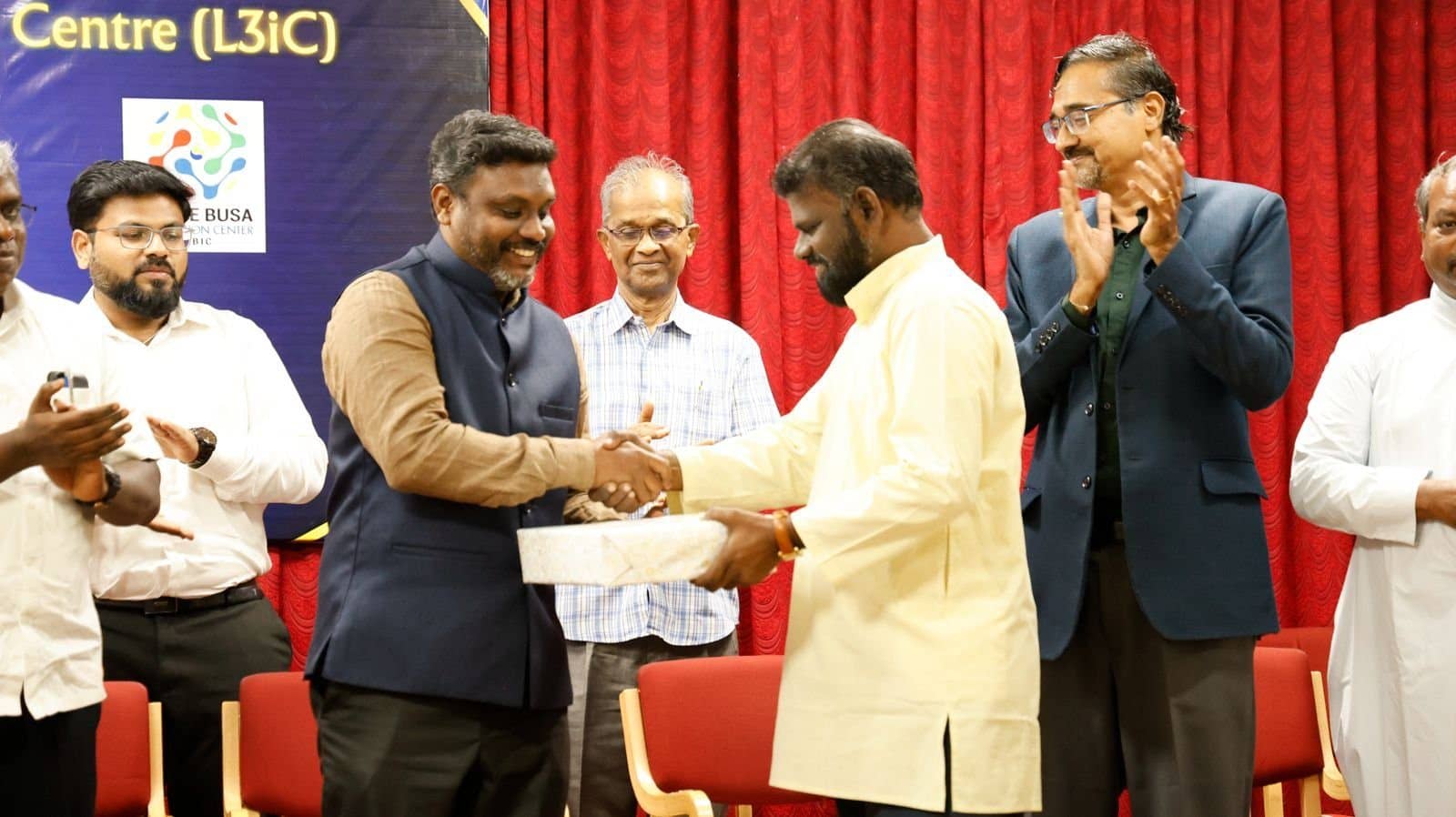 Felicitation of guests