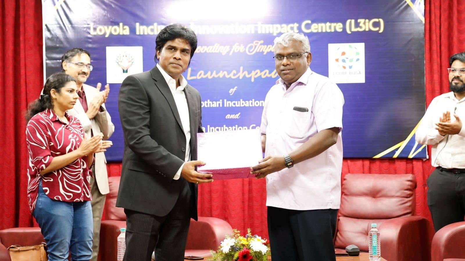 Felicitation of guests